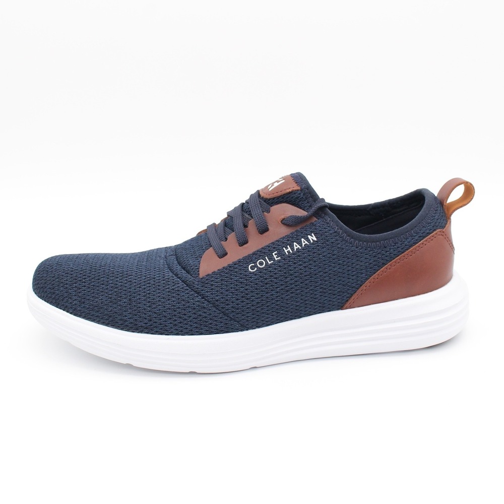 Cole Haan Grandsport Journey Casual Sneakers Mens Size 10M Blue Knit Lace Up - Picture 4 of 12